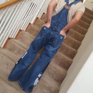 Repurposed Overall Jeans